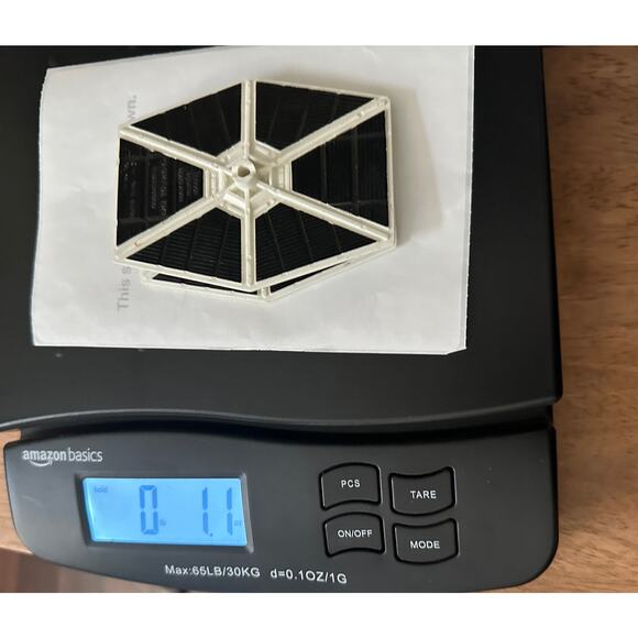 Vintage 1978 Kenner Star Wars TIE Fighter Replacement Wings Original Parts - Picture 7 of 7